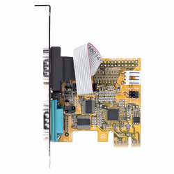 StarTech.com 2-Port PCI Express Serial Card, Dual Port PCIe to RS232 (DB9) Serial Card, 16C1050 UART, Standard or Low Profile Brackets, COM Retention, For Windows & Linux - Additional view 6