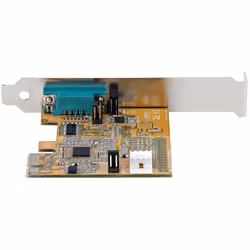 StarTech.com PCI Express Serial Card, PCIe to RS232 (DB9) Serial Interface Card, PC Serial Card w/ 16C1050 UART, Standard or Low Profile Brackets, COM Retention, Windows & Linux - Additional view 4