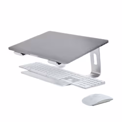 StarTech.com Laptop Stand for Desk, Supports 5kg/11lb, Aluminum, Silver, Ergonomic Laptop Riser, Portable Laptop Holder, Computer Stand for Macbook Air/Pro, Dell XPS, Lenovo - Additional view 6
