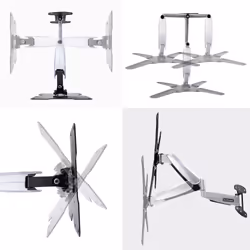 StarTech.com VESA TV Wall Mount, Adjustable Full Motion TV Wall Mount For 23"-55" Displays, Slim TV Mounting Bracket Supports 66lb (30kg), Extendable/Tilting/Swivel TV Wall Mount - Additional view 6