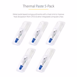 StarTech.com Thermal Paste, Pack of 5 Re-sealable Syringes (1.5g / each), Metal Oxide Compound, CPU Heat Sink Thermal Grease Paste - Additional view 8