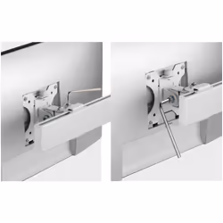 StarTech.com Six-Monitor Desk Mount with Crossbar, Up To 32-inch Computer Screens, Max 17.6lb (8kg) each, Dual Column, C-clamp/Grommet, Height Adjustable - Additional view 7