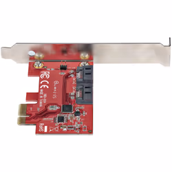 StarTech.com SATA PCIe Card - 2 Port PCIe SATA Expansion Card - 6Gbps - Full/Low Profile - PCI Express to SATA Adapter/Controller - ASM1061 Non-Raid - PCIe to SATA Converter - Additional view 4