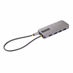 StarTech.com USB C Multiport Adapter 4K 60Hz HDMI Video, 3 Pt 5Gbps USB-A Hub, 100W USB Power Delivery Pass-Through/GbE/SD/MicroSD, 12"/30cm Cable, Travel Laptop Docking Station - Additional view 7