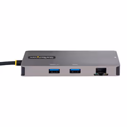 StarTech.com USB C Multiport Adapter, Dual HDMI Video, 4K 60Hz, 2Pt 5Gbps USB-A Hub, 100W Power Delivery Pass-Through/GbE/SD/MicroSD, 12"/30cm Cable, Travel Dock, Laptop Docking Station - Additional view 4