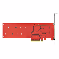 StarTech.com Dual M.2 PCIe SSD Adapter Card, PCIe x8 / x16 to Dual NVMe or AHCI M.2 SSDs, PCI Express 4.0, 7.8GBps/Drive, Bifurcation Required - Windows/Linux Compatible - Additional view 6