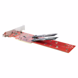 StarTech.com Dual M.2 PCIe SSD Adapter Card, PCIe x8 / x16 to Dual NVMe or AHCI M.2 SSDs, PCI Express 4.0, 7.8GBps/Drive, Bifurcation Required - Windows/Linux Compatible - Additional view 7