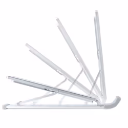 StarTech.com Foldable Laptop Riser Stand, Portable Height Adjustable Ergonomic Laptop Stand, Ventilated Aluminum Frame Supports 22lb (10Kg), Tilt/Raised/Angled Laptop/Tablet Stand, Collapsible Design - Additional view 5