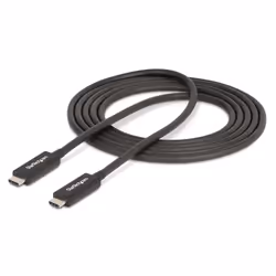 StarTech.com 6ft (2m) Active Thunderbolt 4 Cable, 40Gbps, 100W Power Delivery, 4K/8K Video, Intel-Certified Thunderbolt Cable - Compatible w/ USB4/Thunderbolt 4/ USB 3.2/ USB Type-C/DisplayPort/Thunderbolt 3 - Additional view 5