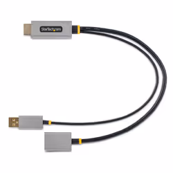 StarTech.com 1ft (30cm) HDMI to DisplayPort Adapter Cable, Active 4K 60Hz HDMI 2.0 to DP 1.2 Converter, HDR, USB Bus Powered, HDMI Source to DisplayPort Monitor for Laptops/PC - Additional view 6