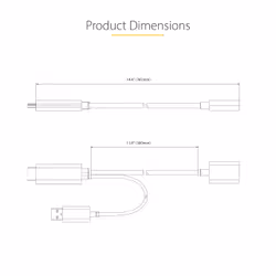 StarTech.com 1ft (30cm) HDMI to DisplayPort Adapter Cable, Active 4K 60Hz HDMI 2.0 to DP 1.2 Converter, HDR, USB Bus Powered, HDMI Source to DisplayPort Monitor for Laptops/PC - Additional view 7