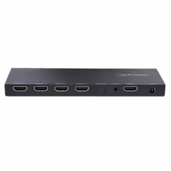 StarTech.com 4-Port HDMI Splitter, 4K 60Hz HDMI 2.0 Video, 4K HDMI Splitter w/ Built-in Scaler, HDMI Splitter 1 In 4 Out, 3.5mm/Optical Audio Port, HDMI Display/Output Splitter - Additional view 4