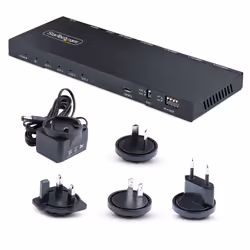 StarTech.com 4-Port HDMI Splitter, 4K 60Hz HDMI 2.0 Video, 4K HDMI Splitter w/ Built-in Scaler, HDMI Splitter 1 In 4 Out, 3.5mm/Optical Audio Port, HDMI Display/Output Splitter - Additional view 7