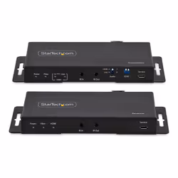 StarTech.com 4K HDMI over Fiber Extender Kit, 4K 60Hz up to 3300ft/1km (Single Mode) or 1000ft/300m (Multimode) LC Fiber Optic, HDR, HDCP, 3.5mm Audio/RS232/IR Extender, Transmitter and Receiver Kit - Additional view 4