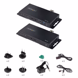 StarTech.com 4K HDMI over Fiber Extender Kit, 4K 60Hz up to 3300ft/1km (Single Mode) or 1000ft/300m (Multimode) LC Fiber Optic, HDR, HDCP, 3.5mm Audio/RS232/IR Extender, Transmitter and Receiver Kit - Additional view 7