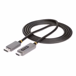 StarTech.com 6ft (2m) DisplayPort to HDMI Adapter Cable, 8K 60Hz, 4K 144Hz, HDR10, DP 1.4 to HDMI 2.1 Active Video Converter, DisplayPort Desktop to HDMI Monitor, M/M - DisplayPort to HDMI Cord - Additional view 6