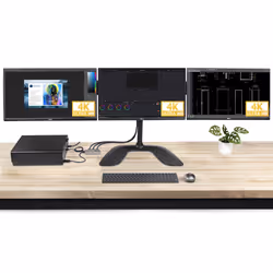 StarTech.com 3-Port MST Hub - DisplayPort to 3x HDMI, Triple 4K 60Hz Monitors, DP 1.4 Multi-Monitor Video Adapter, 1ft (30cm) Built-in Cable, USB Powered, Windows Only - Additional view 5
