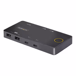 StarTech.com 2-Port USB-C KVM Switch, Single-4K 60Hz HDMI Monitor, Dual-100W Power Delivery Pass-through Ports, Bus Powered,  ...