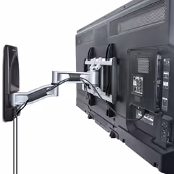 StarTech.com Articulating TV Wall Mount, VESA Wall Mount, Supports 26 to 65 inch/99lb/Flat/Curved TVs, Retractable Low Profile Wall Mount TV Bracket, Adjustable Corner TV Wall Mount - Additional view 5
