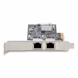 StarTech.com 2-Port 2.5Gbps NBASE-T PCIe Network Card, Intel I225-V, Dual-Port Computer Network Card, Multi-Gigabit NIC, PCI Express Server LAN Card, Desktop Ethernet Interface - Additional view 4
