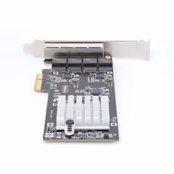 StarTech.com 4-Port 2.5Gbps NBASE-T PCIe Network Card, Intel I225-V, Quad-Port Computer Network Card, Multi-Gigabit NIC, PCI Express Server LAN Card, Desktop Ethernet Interface - Additional view 4