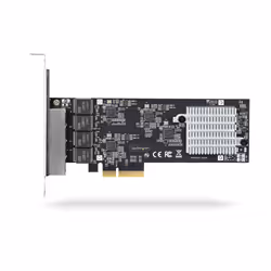 StarTech.com 4-Port 2.5Gbps NBASE-T PCIe Network Card, Intel I225-V, Quad-Port Computer Network Card, Multi-Gigabit NIC, PCI Express Server LAN Card, Desktop Ethernet Interface - Additional view 5