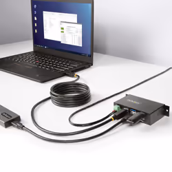 StarTech.com 5G4AINDRM-USB-A-HUB interface hub USB 3.2 Gen 1 (3.1 Gen 1) Type-B 5000 Mbit/s Black - Additional view 6