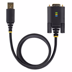 StarTech.com 3ft (1m) USB to Serial Adapter Cable, COM Retention, Interchangeable Screws/Nuts, USB-A to DB9 RS232, FTDI IC, ESD Protection, Windows/macOS/Linux - Additional view 6