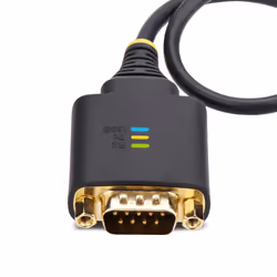 StarTech.com 1ft (30cm) USB to Serial Adapter Cable, COM Retention, Interchangeable Nuts/Screws, USB-A to DB9 RS232, FTDI IC, ESD Protection, Windows/macOS/Linux - Additional view 5