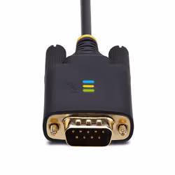StarTech.com 10ft (3m) USB to Serial Adapter Cable, COM Retention, Interchangeable Screws/Nuts, USB-A to DB9 RS232, FTDI IC, ESD Protection, Windows/macOS/Linux - Additional view 4