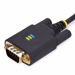 StarTech.com 10ft (3m) USB to Serial Adapter Cable, COM Retention, Interchangeable Screws/Nuts, USB-A to DB9 RS232, FTDI IC, ESD Protection, Windows/macOS/Linux - Additional view 8