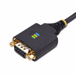 StarTech.com 10ft (3m) USB to Null Modem Serial Adapter Cable, Interchangeable DB9 Screws/Nuts, COM Retention, USB-A to RS232, FTDI, Level-4 ESD Protection, Windows/macOS/ChromeOS/Linux - Rugged TPE Construction - Additional view 7