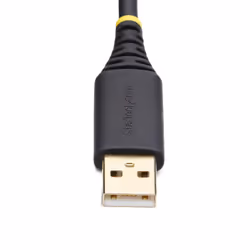 StarTech.com 1ft (30cm) USB to Null Modem Serial Adapter Cable, COM Retention, FTDI, USB-A to DB9 RS232, Interchangeable DB9 Nuts/Screws, Windows/macOS/Linux - Additional view 6