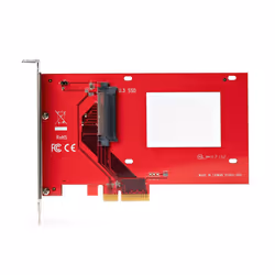 StarTech.com U.3 to PCIe Adapter Card, PCIe 4.0 x4 Adapter For 2.5" U.3 NVMe SSDs, SFF-TA-1001 PCI Express Add-in Card for Desktops/Servers, TAA Compliant - OS Independent - Additional view 5