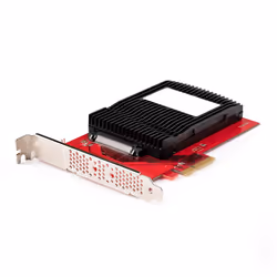 StarTech.com U.3 to PCIe Adapter Card, PCIe 4.0 x4 Adapter For 2.5" U.3 NVMe SSDs, SFF-TA-1001 PCI Express Add-in Card for Desktops/Servers, TAA Compliant - OS Independent - Additional view 6