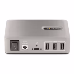 StarTech.com 10-Port USB-C Hub - 8x USB-A/2x USB-C - Self-Powered w/65W Power Supply - USB 3.1 10Gbps - Desktop/Laptop USB Hub w/USB-IF Certified 3ft Locking Cable, USB C Hub - Additional view 4