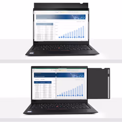 StarTech.com 14in Laptop Privacy Screen - Anti-Glare Privacy Filter for Widescreen (16:9) Displays - Laptop Monitor Screen Protector with 51% Blue Light Reduction - Reversible Matte/Glossy Sides - Additional view 4