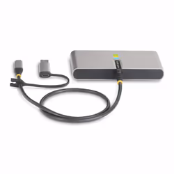 StarTech.com 2-Port USB-C Hub with Ethernet and RS-232, Attached USB-C to USB-A Dongle, 100W PD Pass-Through, 2x USB-A 5Gbps, Gigabit Ethernet, RS232 Serial (FTDI) - Additional view 4