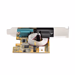 StarTech.com 2-Port PCI Express Serial Interface Card, Dual Port PCIe to RS232 (DB9) Serial Card, 16C1050 UART, Low/Full Profile Brackets, COM Retention, For Windows/Linux - Additional view 4