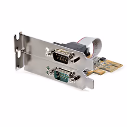 StarTech.com 2-Port PCI Express Serial Interface Card, Dual Port PCIe to RS232 (DB9) Serial Card, 16C1050 UART, Low/Full Profile Brackets, COM Retention, For Windows/Linux - Additional view 7