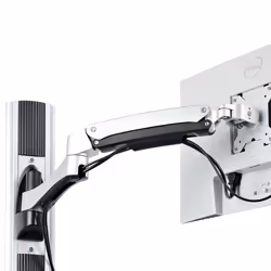 StarTech.com Wall Mount Workstation, VESA Mount For 32" Monitors (22lb/10kg), Fully Articulating Single Monitor Mount & Keyboard Tray w/Desktop Computer/PC Bracket, Standing Desk - Additional view 5