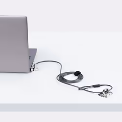 StarTech.com Universal Laptop Lock 6.6ft (2m), Security Cable For Notebooks Compatible With Noble Wedge/Nano/K-Slot, Keyed Locking Cable, Anti-Theft Cut-Resistant Carbon Steel Cable - Additional view 5