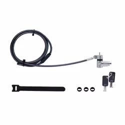 StarTech.com Universal Laptop Lock 6.6ft (2m), Security Cable For Notebooks Compatible With Noble Wedge/Nano/K-Slot, Keyed Locking Cable, Anti-Theft Cut-Resistant Carbon Steel Cable - Additional view 8