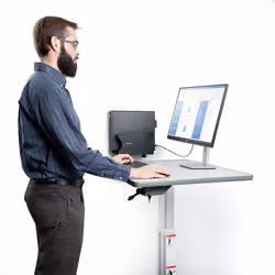 StarTech.com PC Wall Mount Bracket, Supports Desktop Computers Up To 40lb (18kg), Tool-Less Adjustments 1.9-7.8in (50-200mm), Heavy-Duty Wall Mount Shelf/Holder for PC Case/Tower - Additional view 8