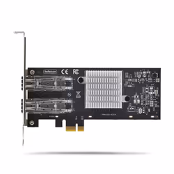 StarTech.com 2-Port GbE SFP Network Card, PCIe 2.0 x1, Intel I350-AM2 2x 1GbE Controller, 1000BASE Copper/Fiber Optic, Dual-Port Gigabit Ethernet NIC, Desktop/Server Backplanes - Windows and Linux Compatible - Additional view 5
