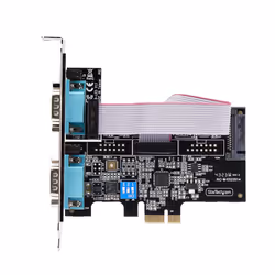 StarTech.com 2-Port Serial PCIe Card, Dual-Port PCI Express to RS232/RS422/RS485 (DB9) Serial Card, Low-Profile Brackets Incl., 16C1050 UART, Windows/Linux, TAA Compliant - Level-4 ESD Protection - Additional view 5