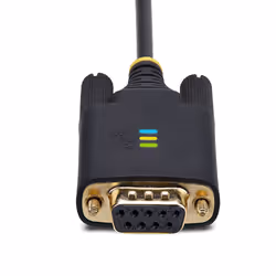 StarTech.com 3ft (1m) USB to Null Modem Serial Adapter Cable, Interchangeable DB9 Screws/Nuts, COM Retention, USB-A to RS232, FTDI, Level-4 ESD Protection, Windows/macOS/ChromeOS/Linux - Rugged TPE Construction - Additional view 4