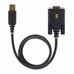 StarTech.com 3ft (1m) USB to Null Modem Serial Adapter Cable, Interchangeable DB9 Screws/Nuts, COM Retention, USB-A to RS232, FTDI, Level-4 ESD Protection, Windows/macOS/ChromeOS/Linux - Rugged TPE Construction - Additional view 6