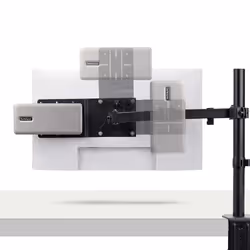 StarTech.com VESA Mounting Bracket for NUC/Thin Clients or Laptop Docking Stations, VESA 75x75/100x100 Compatible Extension Plate For Mini PC - Additional view 5