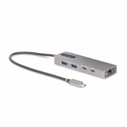 StarTech.com 3-Port USB-C Hub with 2.5 Gbps Ethernet and 100W Power Delivery Pass-Through Port, USB 3.2 10Gbps, 2x USB-A/1x U ...